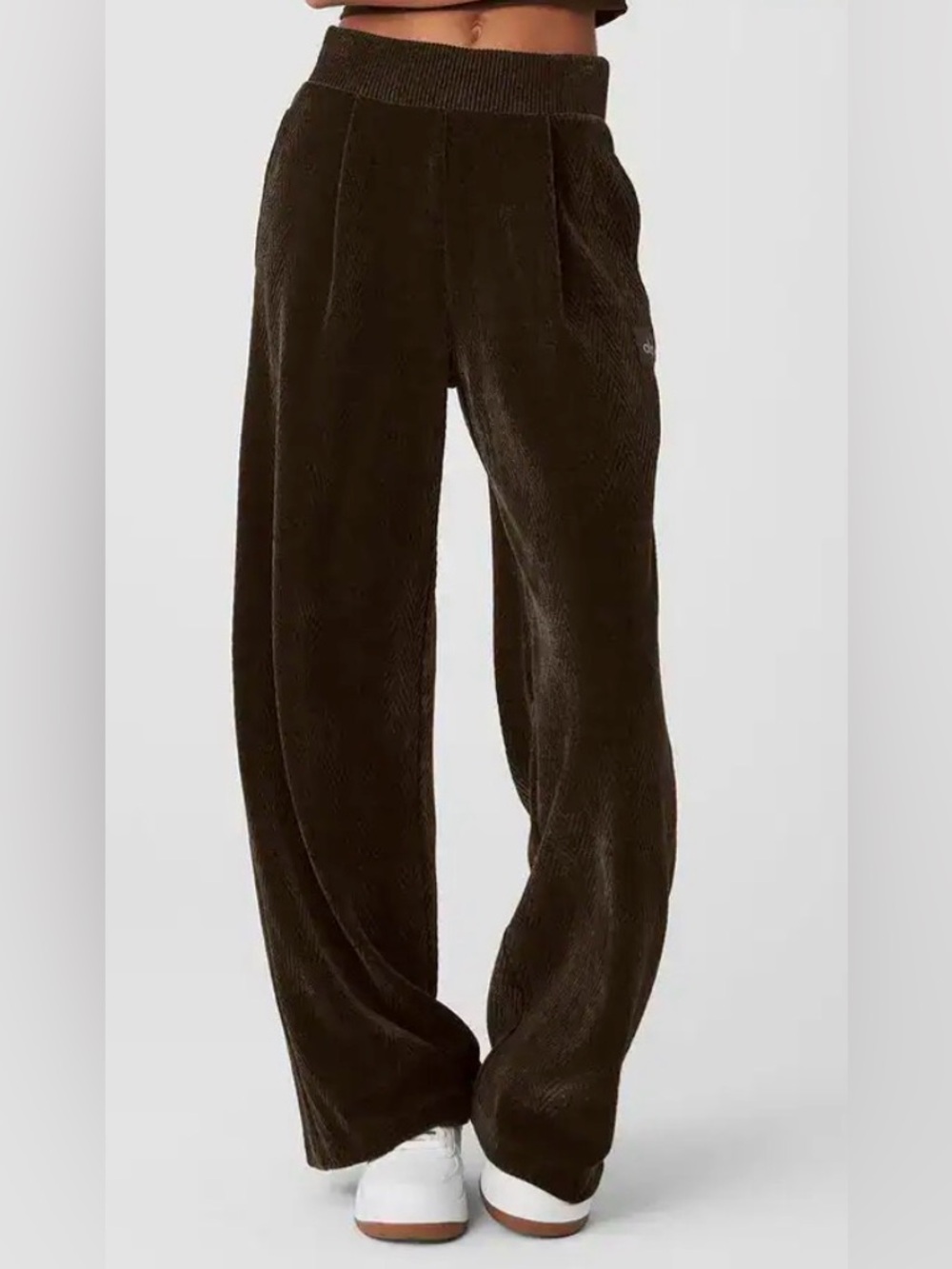 NWOT ALO Yoga High Waist Cozy Day Wide Leg Pant- Women’s Large